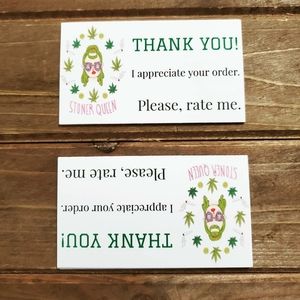 Thank You Cards Business Card Size

3x2 Inch Cards